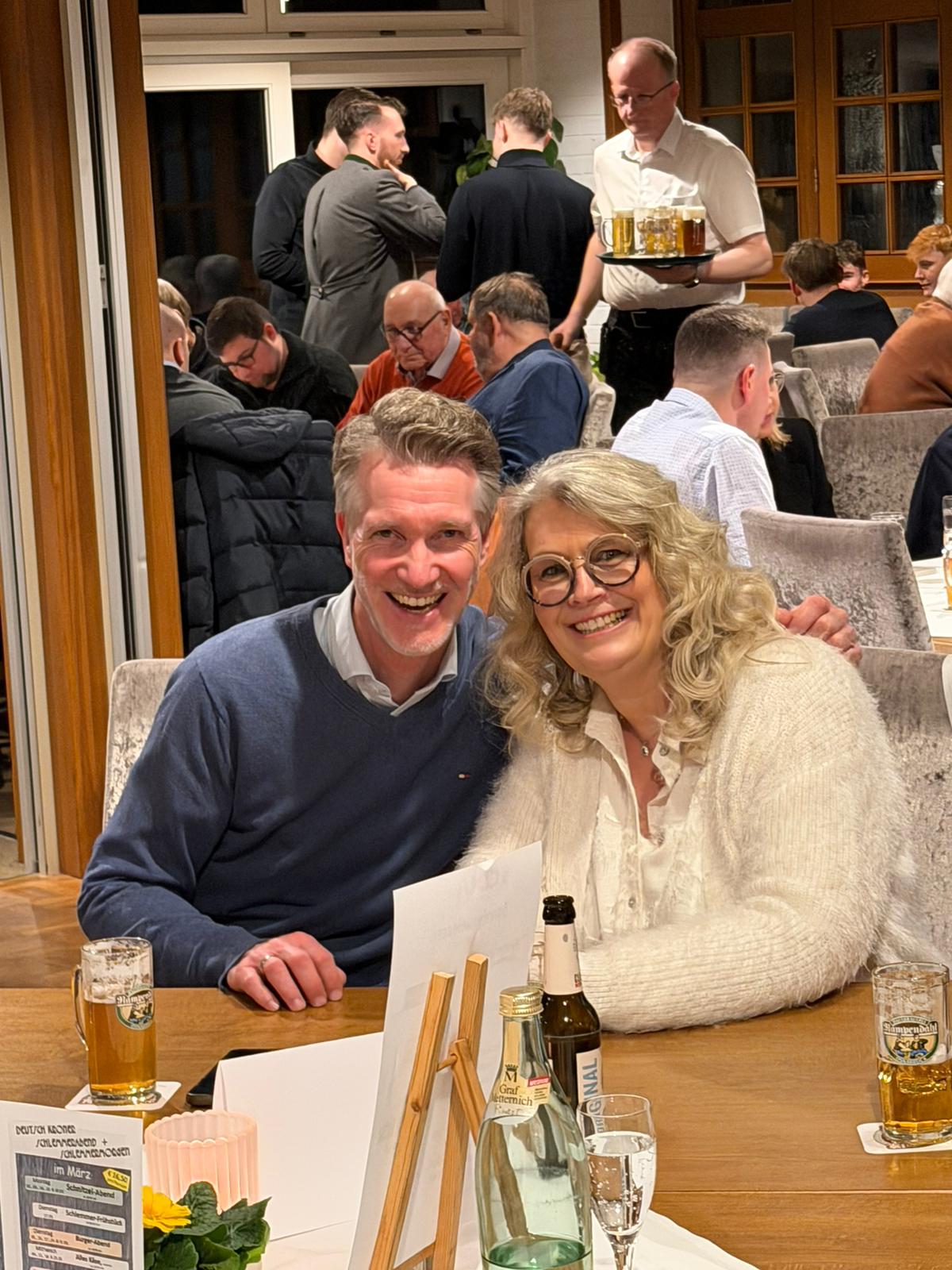 J�rg Oberwestberg und Angelika Kleine-K�nig zu Gast bei der CDU Bad Essen